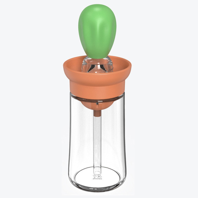 Kitchen Oil Bottle Silicone Brush BBQ Grill Dropper Olive Oil Dispenser Bottle for Cooking Baking Barbecue Kitchen Accessories