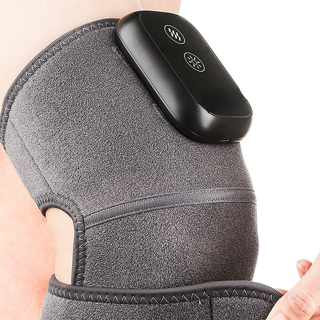 Wireless Heating Vibration Massager Built in Battery Portable view 2