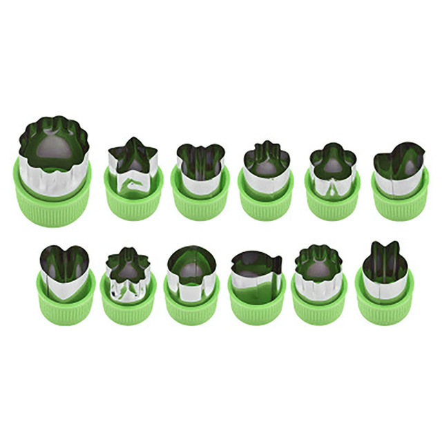 Stainless Steel Cookie Cutters Sandwiches Fruit Cutter Shapes Vegetable Fondant Cake Mould Kitchen Accessories