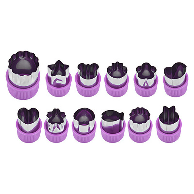 Stainless Steel Cookie Cutters Sandwiches Fruit Cutter Shapes Vegetable Fondant Cake Mould Kitchen Accessories