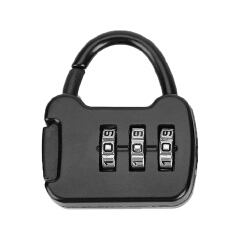 Portable 3 Digit Code Combination Password Lock Mini Luggage Case Lock Backpack Padlock for Travel Backpack Lock