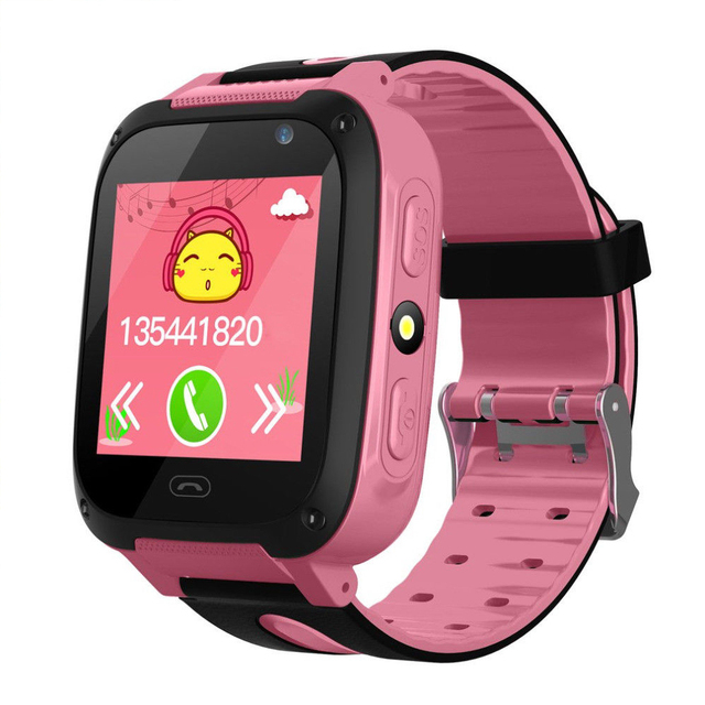 Children Smart Watch Waterproof Dial Call Smartwatch GPS Antil-lost Location Tracker Kids Phone Watch For Boys Girls Gifts