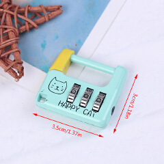 3 Digit Dial Rotate Combination Code Number Lock Padlock For Luggage Zipper Bag Backpack Handbag Suitcase Drawer Durable Locks