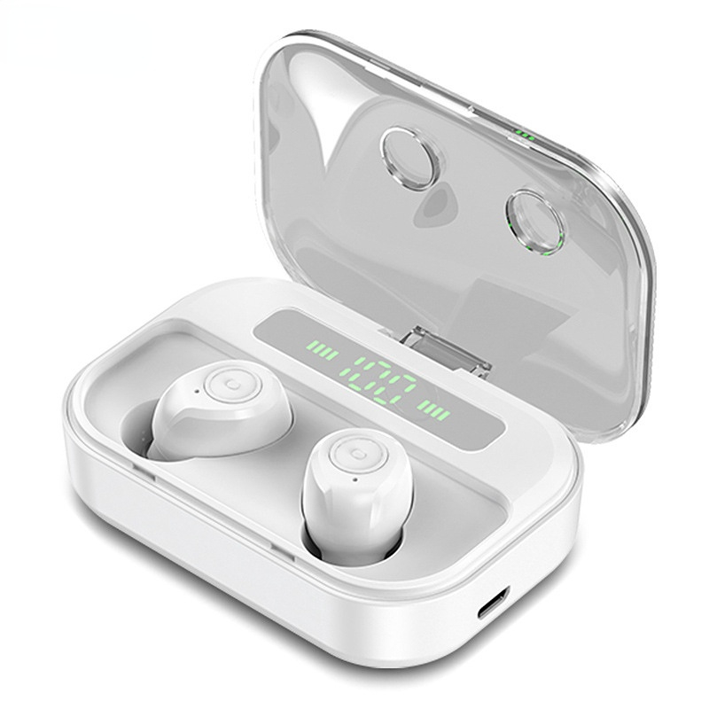 Wireless Tg01 Bluetooth-compatible 5.0 Wireless Headphones Tws Large Capacity Battery Led Digital Display Smart Button Stereo Headset