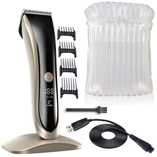 hair trimmer electric adjustable hair clipper rechargeable beard trimmer LCD display