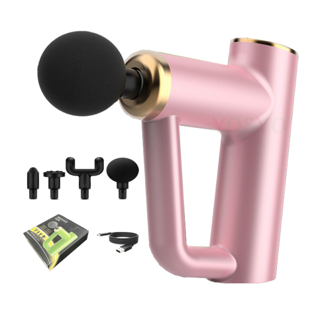 Portable Fascial Massage Gun Mini Lady Children Electric Body Massager Back Neck Tissue Acid Relief Pain Relax Slimming Fitness