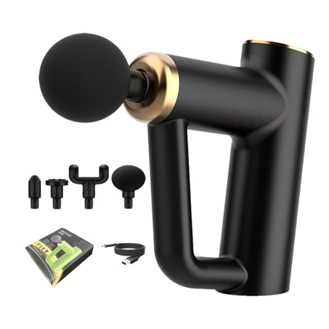 Portable Fascial Massage Gun Mini Lady Children Electric Body Massager Back Neck Tissue Acid Relief Pain Relax Slimming Fitness