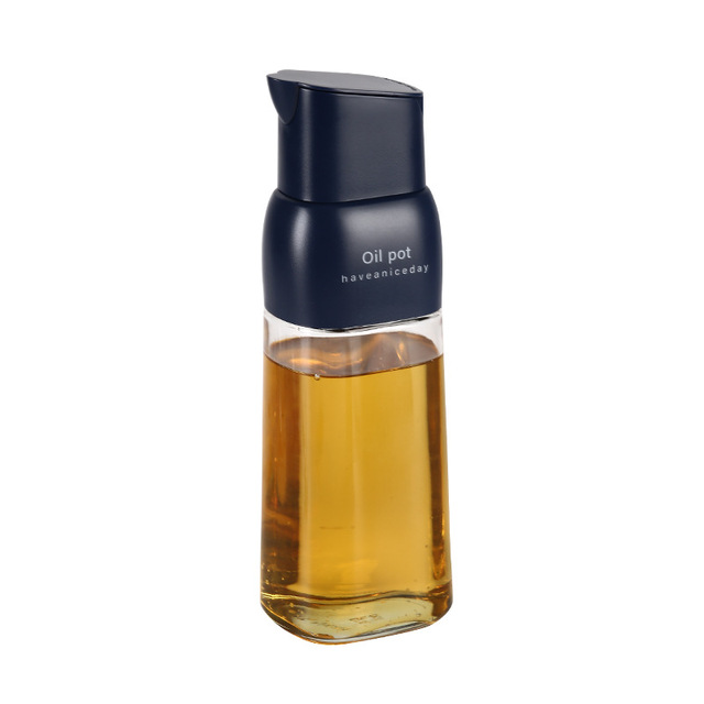 High Quality Cooking Seasoning Oil Bottle Sauce Jar Glass Storage Bottles for Oil and Vinegar Creative Oil Dispenser For Kitchen