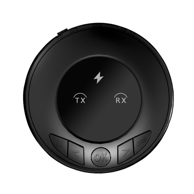 Bluetooth 5.0 Receiver Transmitter 2 In 1 Stereo Wireless Audio Adapter Music 3.5mm Aux Jack For TV Car Speaker PC Headphone
