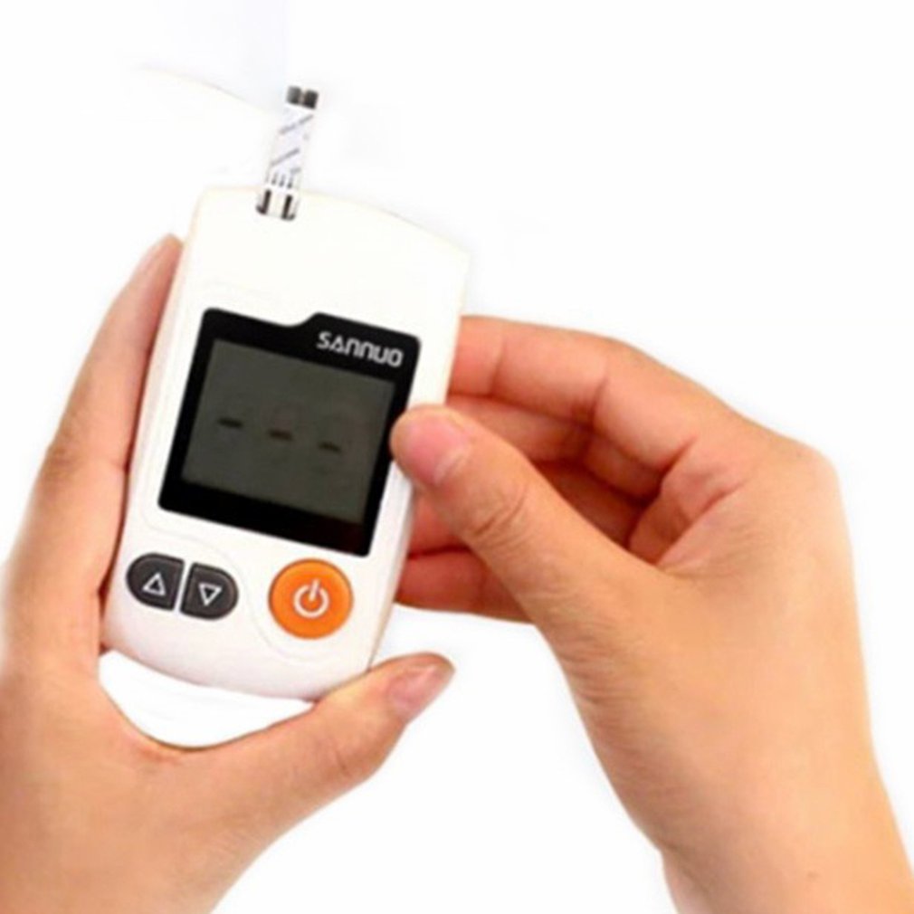 Blood Glucose Meter High Precision Measurement Voice Broadcast Smart Code-Free Auto Strip Measuring Blood Sugar