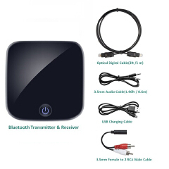2 IN 1 Bluetooth 5.0 Receiver Transmitter CSR8670 Wireless Audio Adapter SPDIF 3.5MM AUX Audio For TV Car ATPX HD
