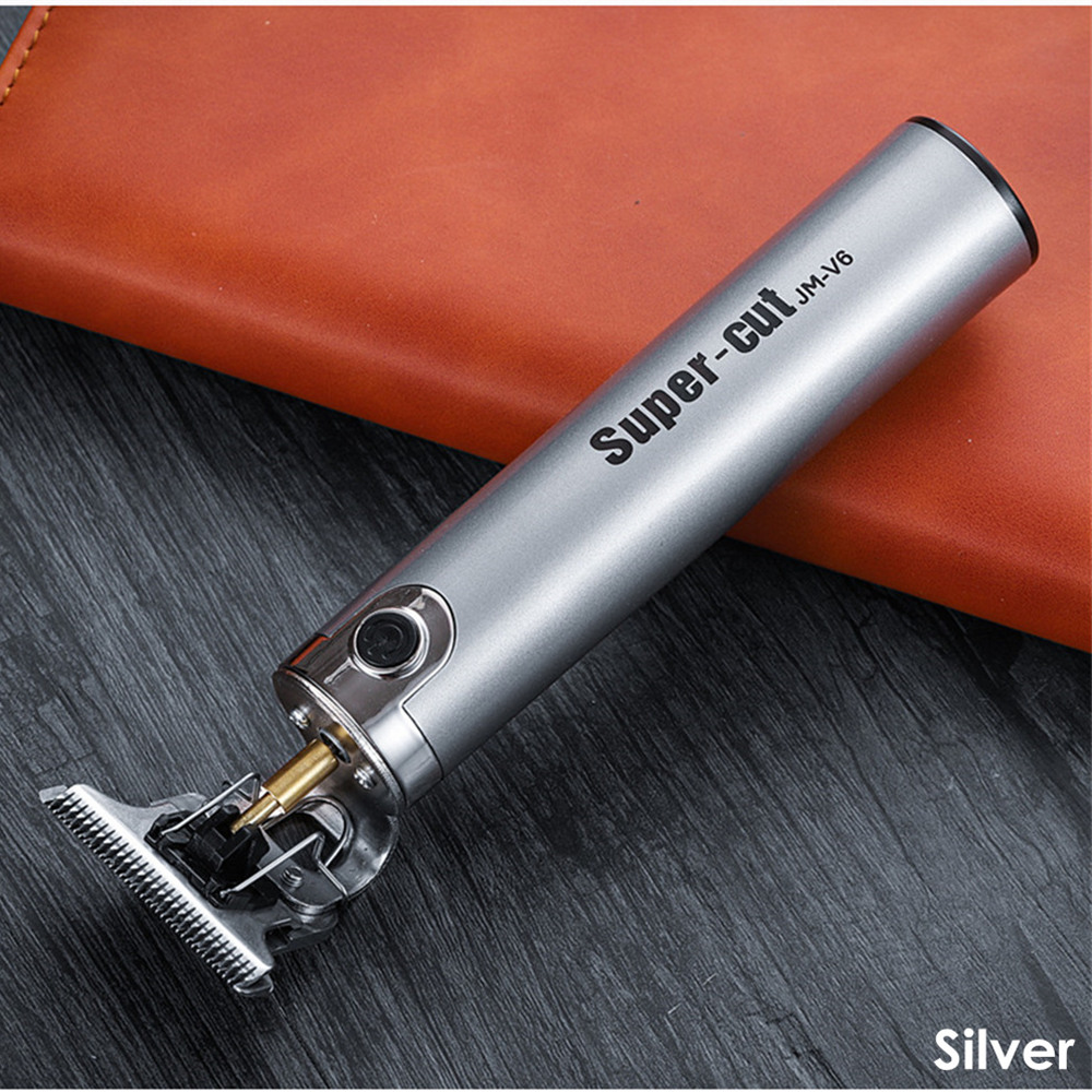Barber Professional Hair Trimmer Cordless 0.1mm Baldhead Finish Haircut Machine
