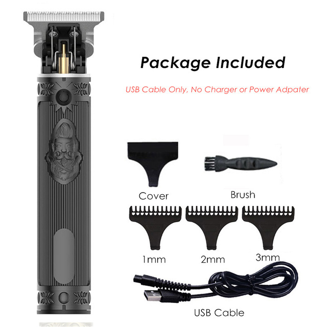USB Rechargeable Hair Clipper Electric Professional Hair Trimmer Beard Shaver