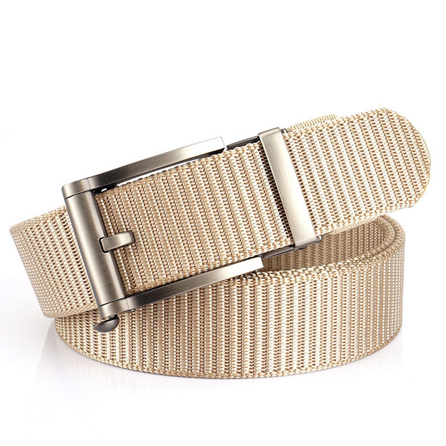 Canvas Outdoor Belt for Men Unisex High Quality Belts for Jeans Male Luxury Casual Straps Nylon Ratchet Belt Punk