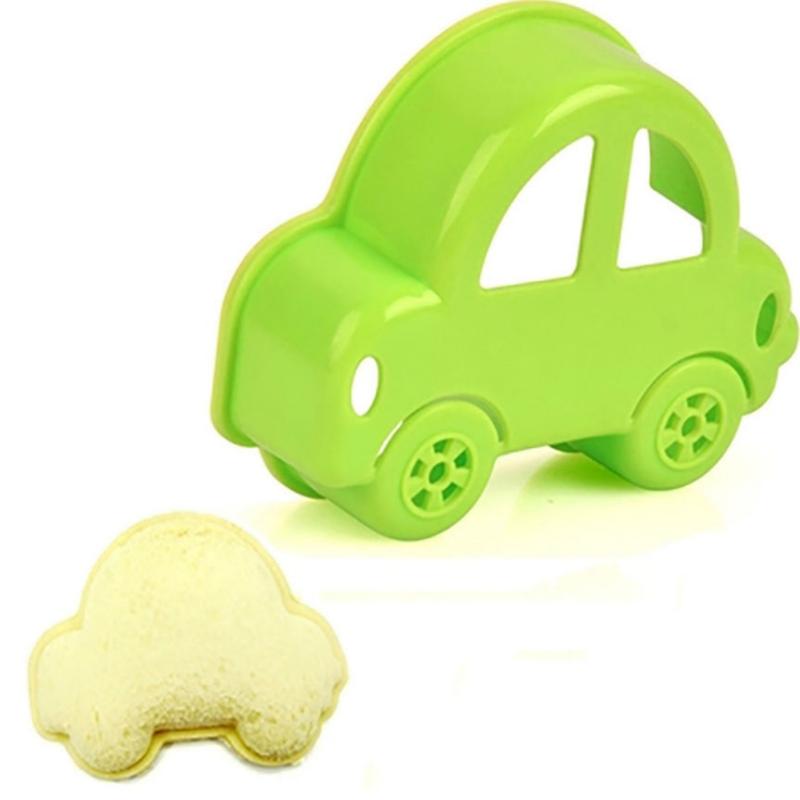 Cute DIY Car Shape Sandwich Mold Kitchen Homemade Bread Toast Cookie Baking Cutter Mold Children's Breakfast Making Tool