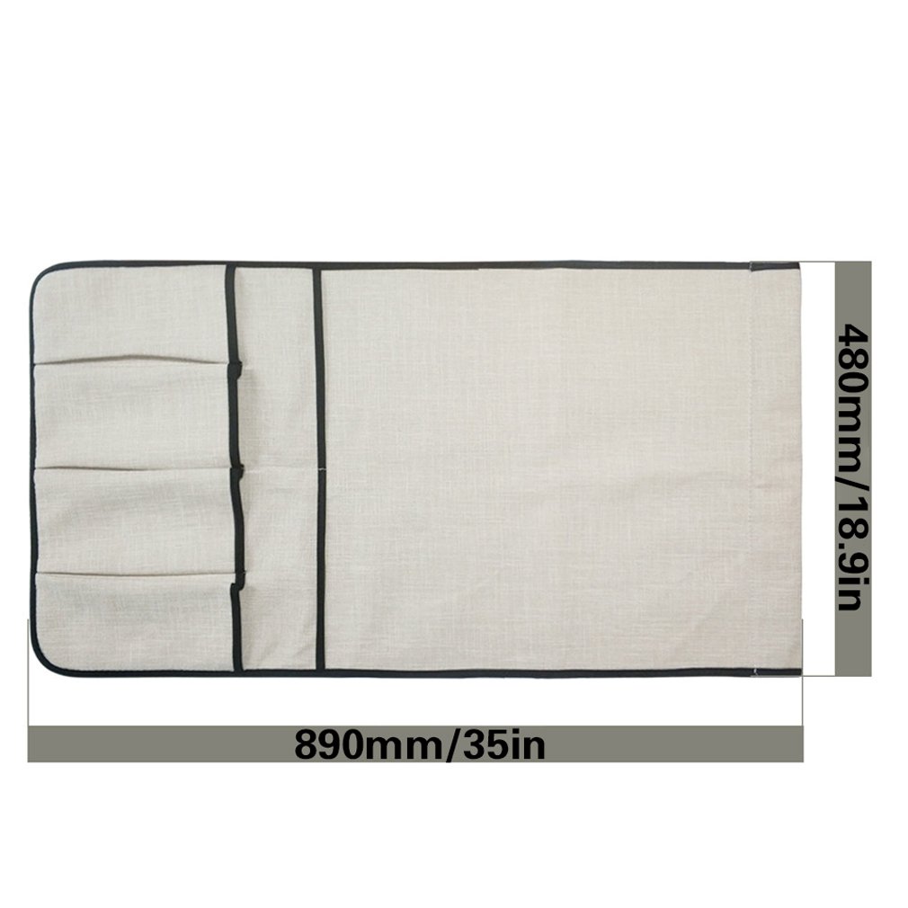 Large Sofa Organizer TV Remote Control Holder Non-slip Sofa Armrest Storage Bag
