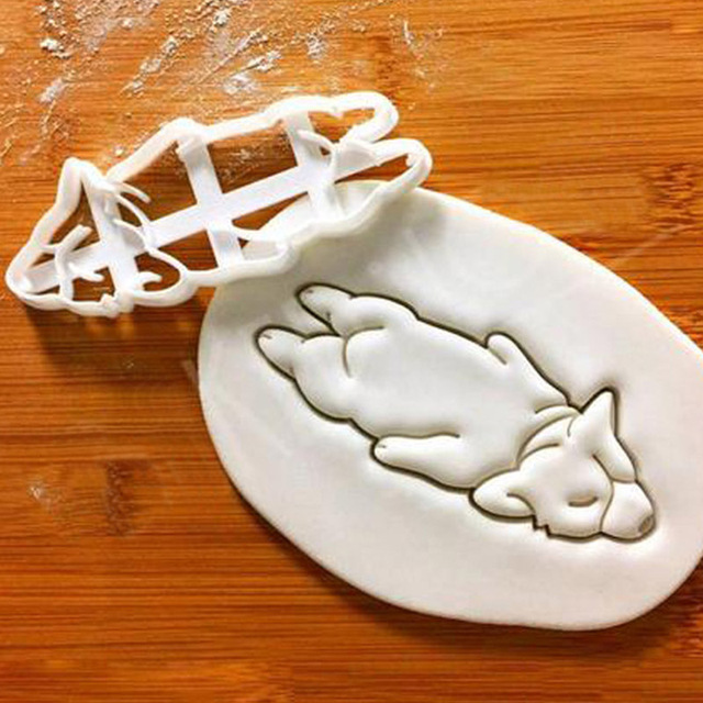 Cute Corgi Dog Shaped Cookie Cutters DIY Tool Cake Decorating Tools Cookie Cookie Mold  Mold Kitchenware Bakeware