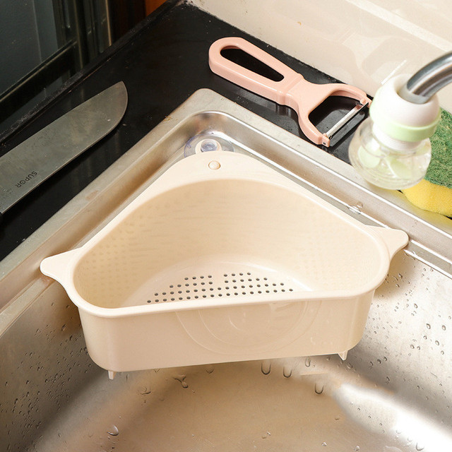 Kitchen Tools Accessories Sink Drain Basket Bowl Storage Rack Vegetables Fruit Washing Colander Baskets for Kitchen Gadgets