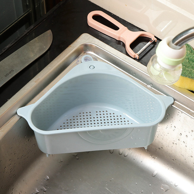 Kitchen Tools Accessories Sink Drain Basket Bowl Storage Rack Vegetables Fruit Washing Colander Baskets for Kitchen Gadgets
