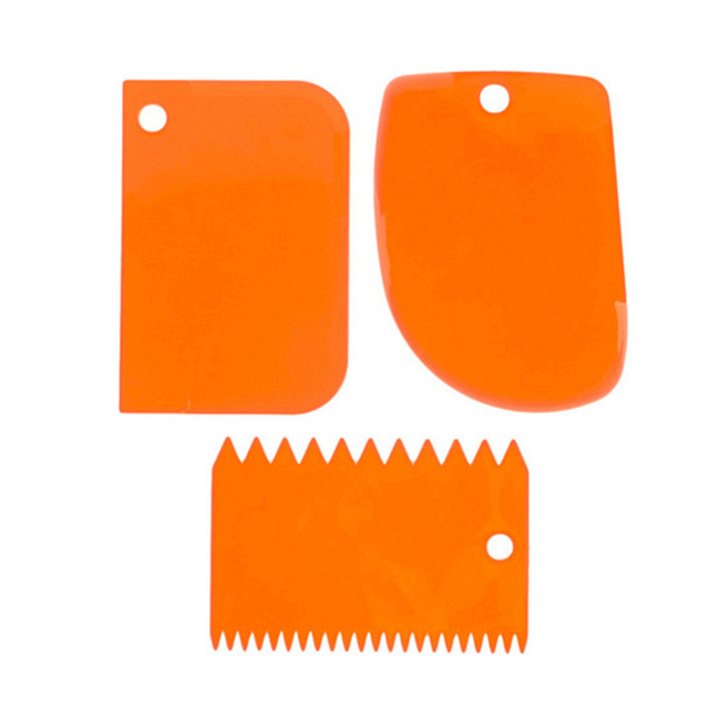3 pcs/set Kitchen Accessories Tools Dough Cake Fondant Scraper Kitchen Food Decorating Tools Kitchen Gadgets Goods Supplies
