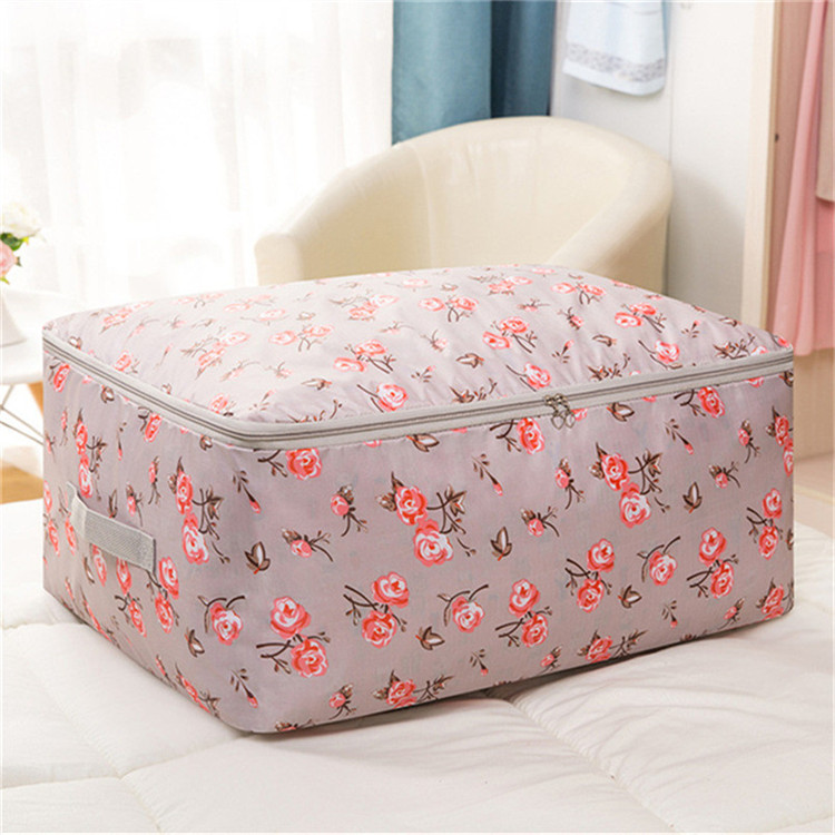 Colorful Printed Quilt Storage Bag Household Items Finishing Dust Bag Save Space