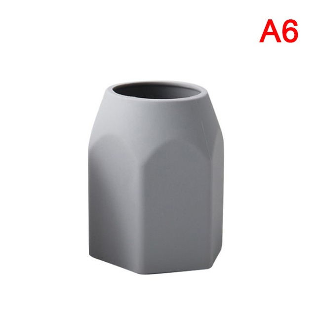 New Simple Silicone Pen Holder Pencil Stand Desktop Storage Case Box Desk Office Organizer Holder School Stationery Supplies