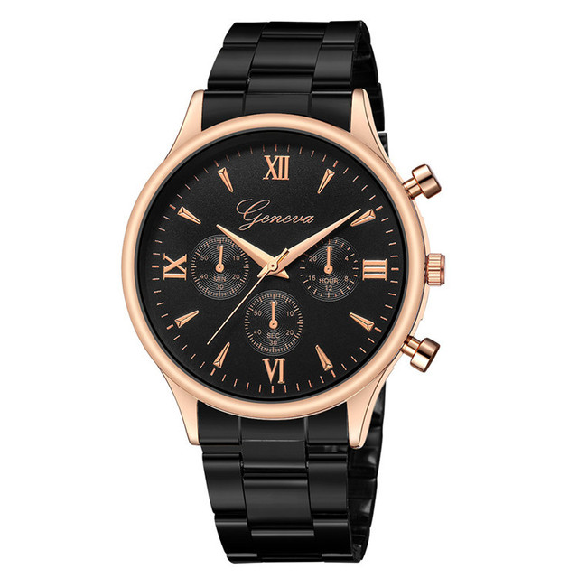 2022 Quartz Clock Men Luxury Rose Gold Stainless Steel Watchband Multi Dial Business Wrist Watch for Men