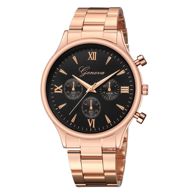 2022 Quartz Clock Men Luxury Rose Gold Stainless Steel Watchband Multi Dial Business Wrist Watch for Men