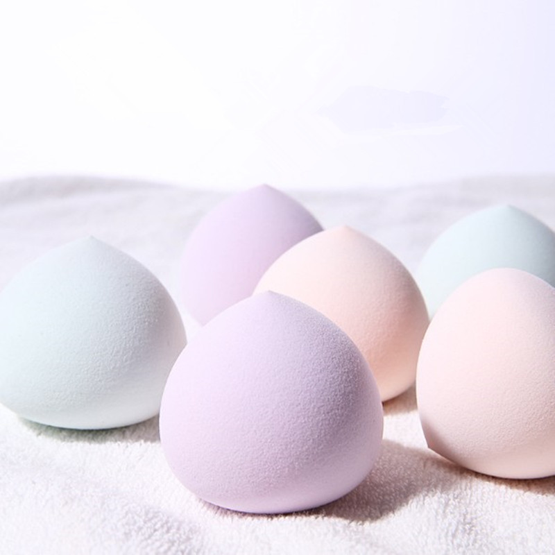 3pcs  Peach Soft Sponge Puff Foundation Cosmetics Blender Puff Wet /Dry Use Beauty Makeup Stuffed Eggs high Elastic Powder