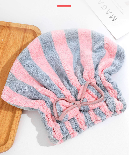 Dry Hair Hat Hair Turban Women Girls Ladies Cap Bathing Drying