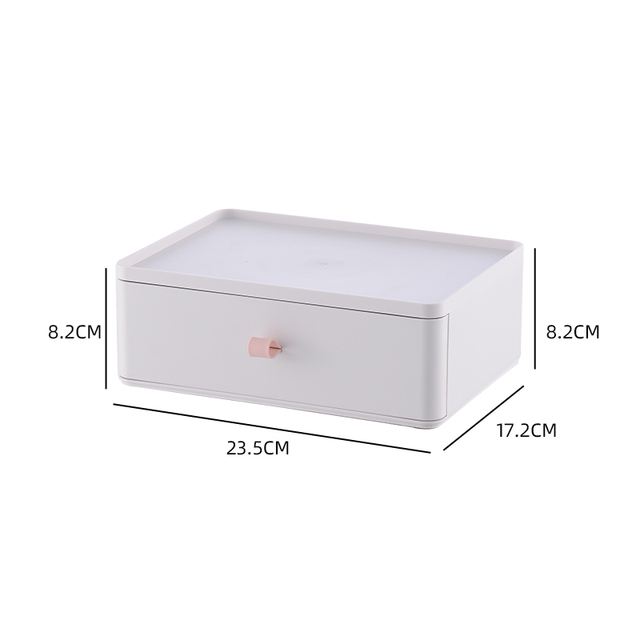 Desk Office Organizer Bins Storage Holder Desktop Pencil Pen Sundries Stackable Plastic Storage Container School Supplies