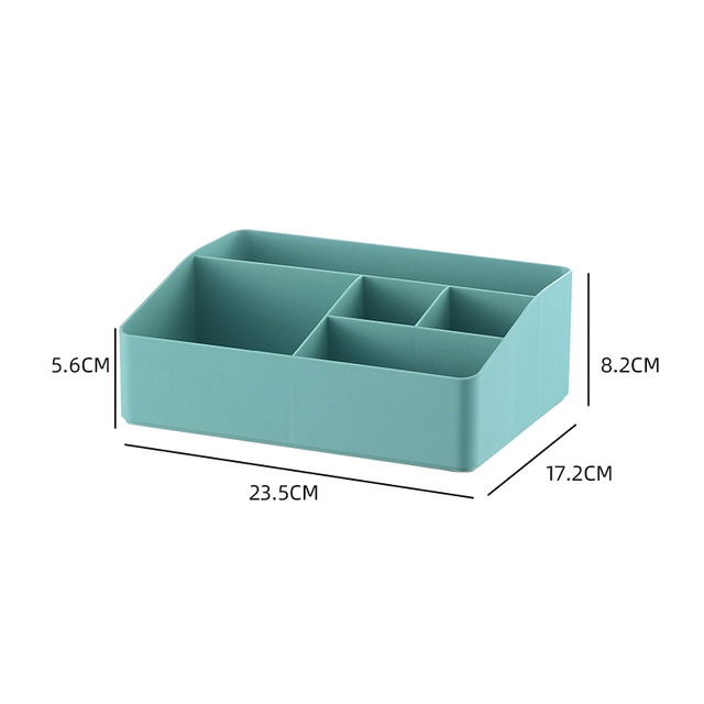 Desk Office Organizer Bins Storage Holder Desktop Pencil Pen Sundries Stackable Plastic Storage Container School Supplies