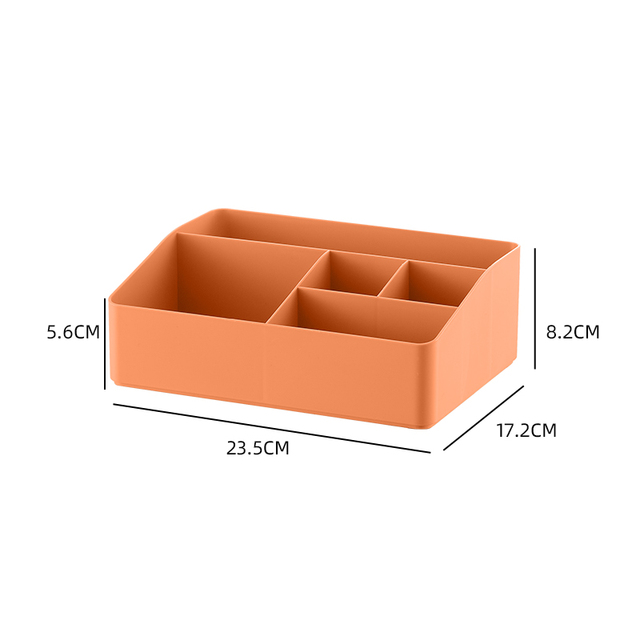 Desk Office Organizer Bins Storage Holder Desktop Pencil Pen Sundries Stackable Plastic Storage Container School Supplies