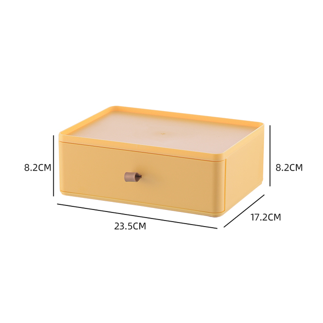 Desk Office Organizer Bins Storage Holder Desktop Pencil Pen Sundries Stackable Plastic Storage Container School Supplies
