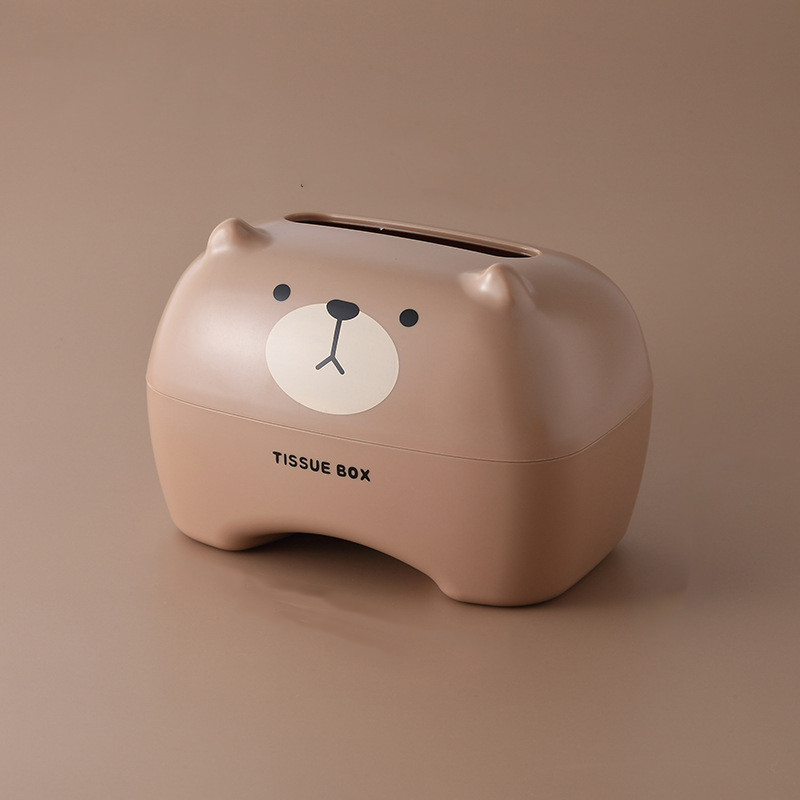 Family Little Cats Plastic Tissue Boxes Household Living Room Tea Table Multifunctional Creative Napkins Tissue Storage Boxes