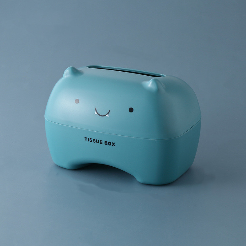 Family Little Cats Plastic Tissue Boxes Household Living Room Tea Table Multifunctional Creative Napkins Tissue Storage Boxes