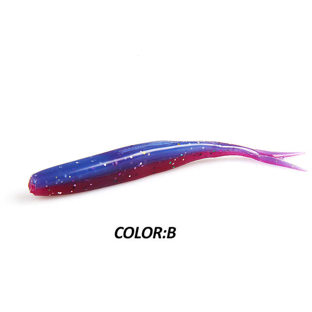 HP MiNNOW small soft squid tail fish 75mm road soft bait 1.8g 15pcs