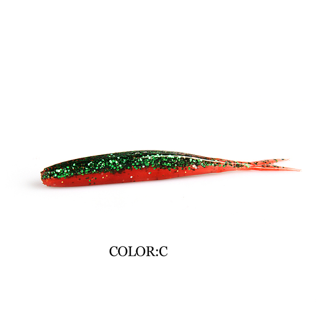 HP MiNNOW small soft squid tail fish 75mm road soft bait 1.8g 15pcs