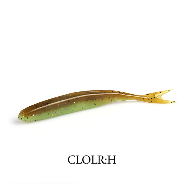 HP MiNNOW small soft squid tail fish 75mm road soft bait 1.8g 15pcs