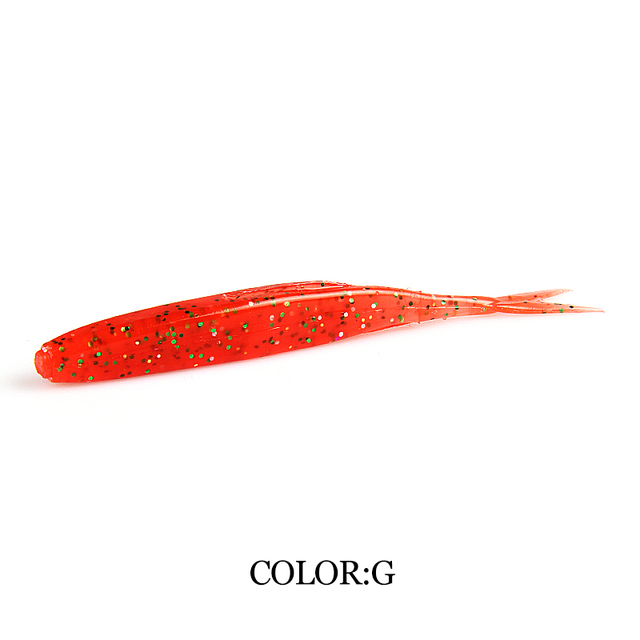 HP MiNNOW small soft squid tail fish 75mm road soft bait 1.8g 15pcs