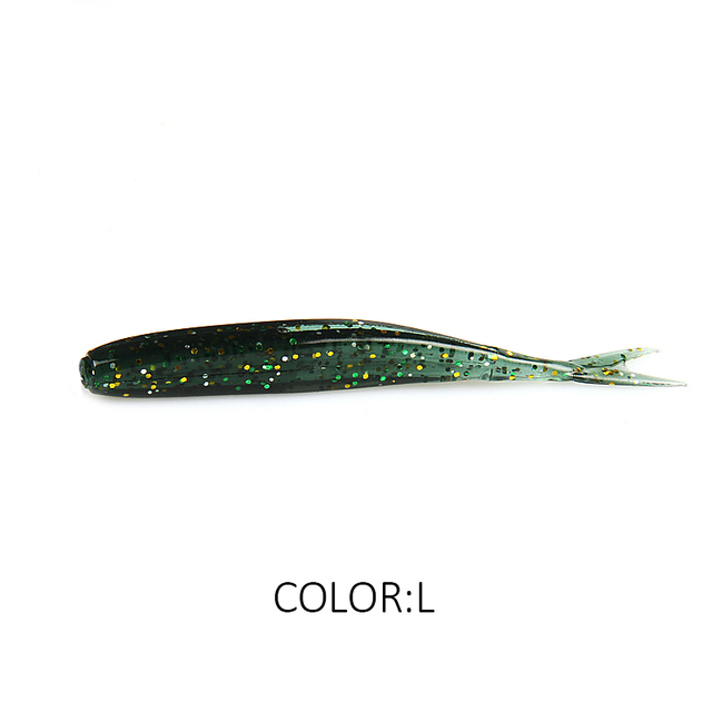 HP MiNNOW small soft squid tail fish 75mm road soft bait 1.8g 15pcs