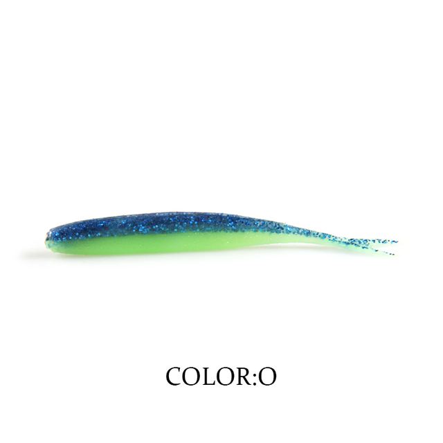 HP MiNNOW small soft squid tail fish 75mm road soft bait 1.8g 15pcs