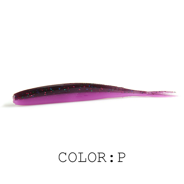 HP MiNNOW small soft squid tail fish 75mm road soft bait 1.8g 15pcs