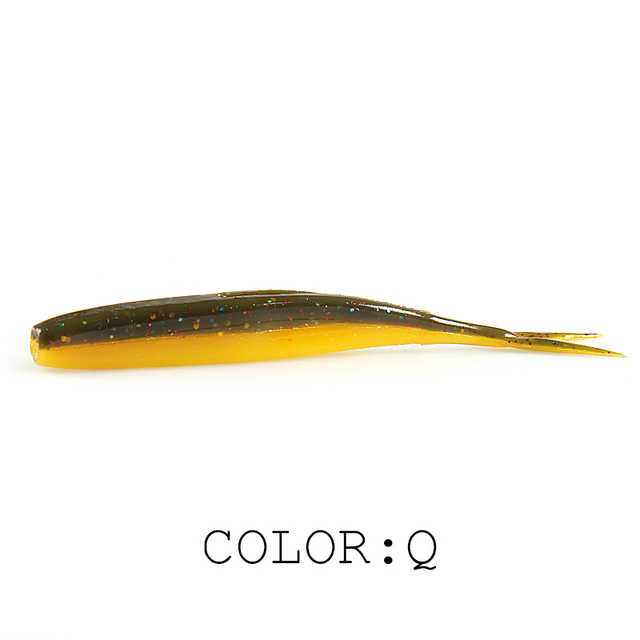 HP MiNNOW small soft squid tail fish 75mm road soft bait 1.8g 15pcs