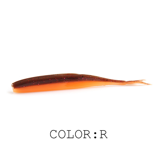 HP MiNNOW small soft squid tail fish 75mm road soft bait 1.8g 15pcs