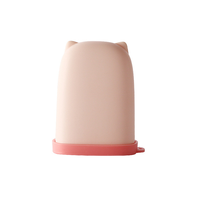 Silicone  Portable Soap Dish Waterproof  Cute  Bathroom Products