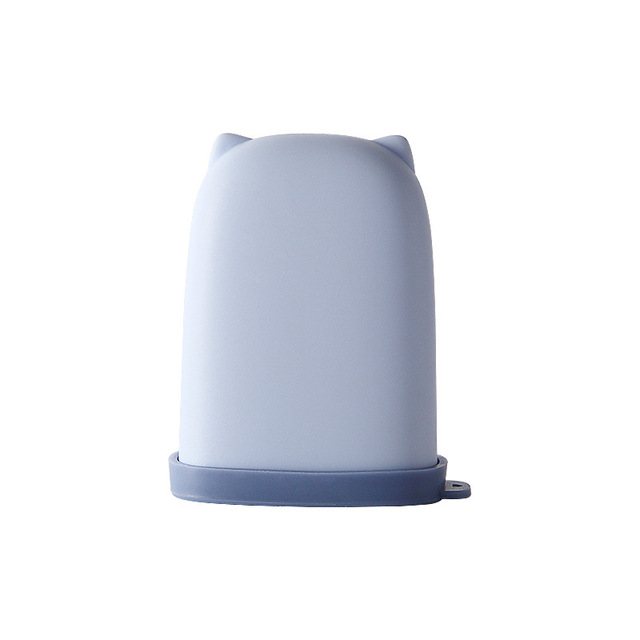 Silicone  Portable Soap Dish Waterproof  Cute  Bathroom Products