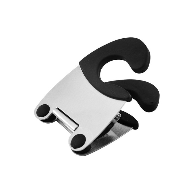 Stainless Steel Pot Side Clips Anti-scalding Spoon Holder Kitchen Gadgets Portable Spatula Spoon Holder Kitchen Accessories