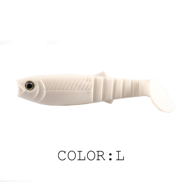 NEW cannibal baits 3D color bicolor smell bait 96mm/80mm/62mm Fishing Fish T Tail