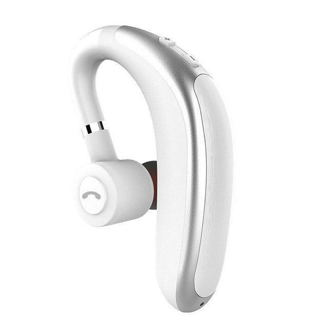 K20 Single Ear Bluetooth 5.0 Headset With Mic Car Business Wireless Headphone Ear Hook In-Ear Earbuds Nosie Reduction Clear Call
